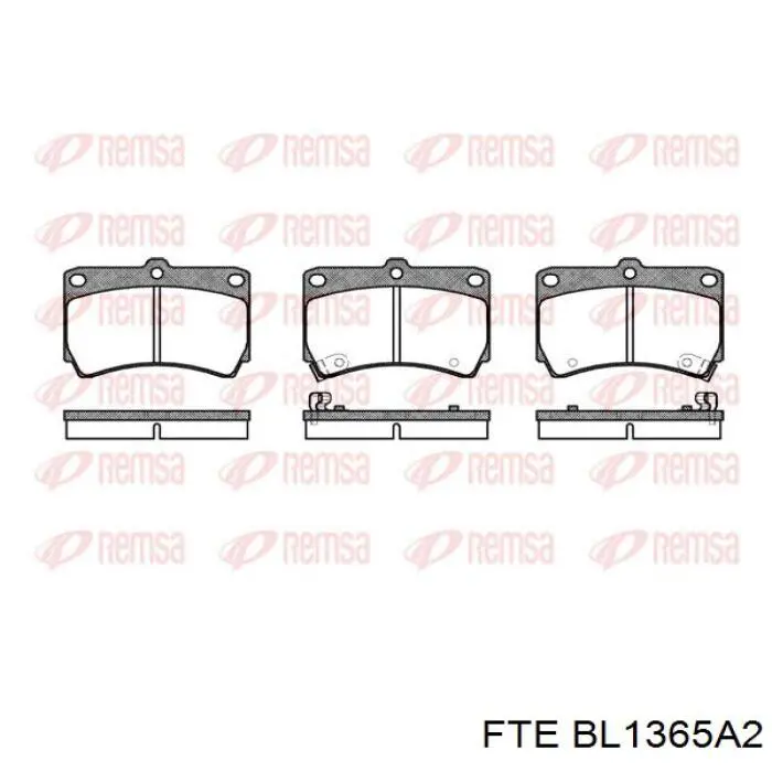 Pastillas de freno delanteras Mazda 323 BA