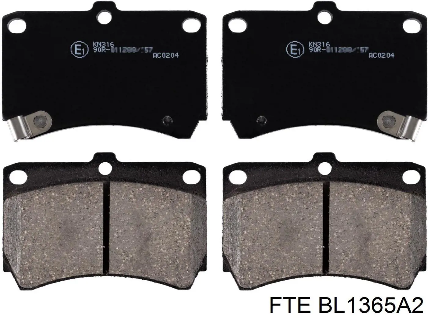 Pastillas de freno delanteras Mazda 323 BA