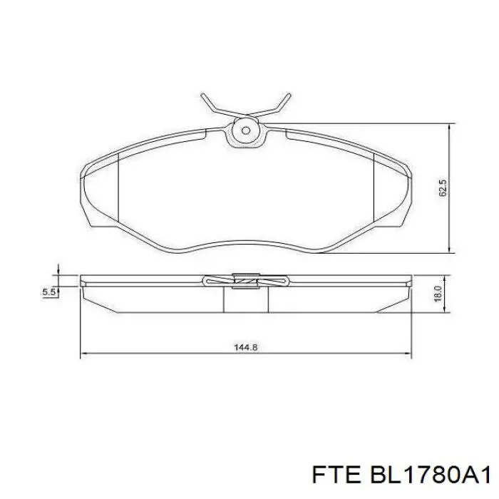 Pastillas de freno delanteras Renault Trafic 2 FL