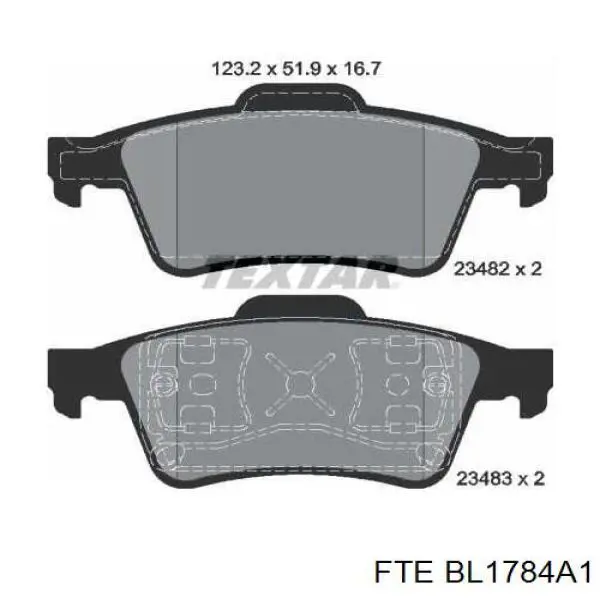 Pastillas de freno traseras Renault Espace 4 JK0