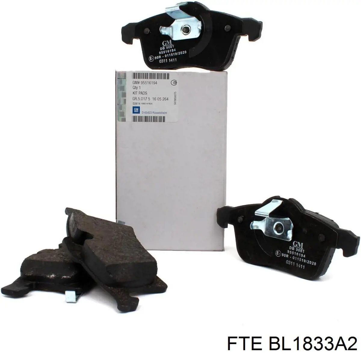 Pastillas de freno delanteras Opel Corsa X12