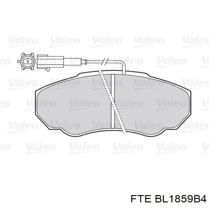 Pastillas de freno delanteras Fiat Ducato 2 230L