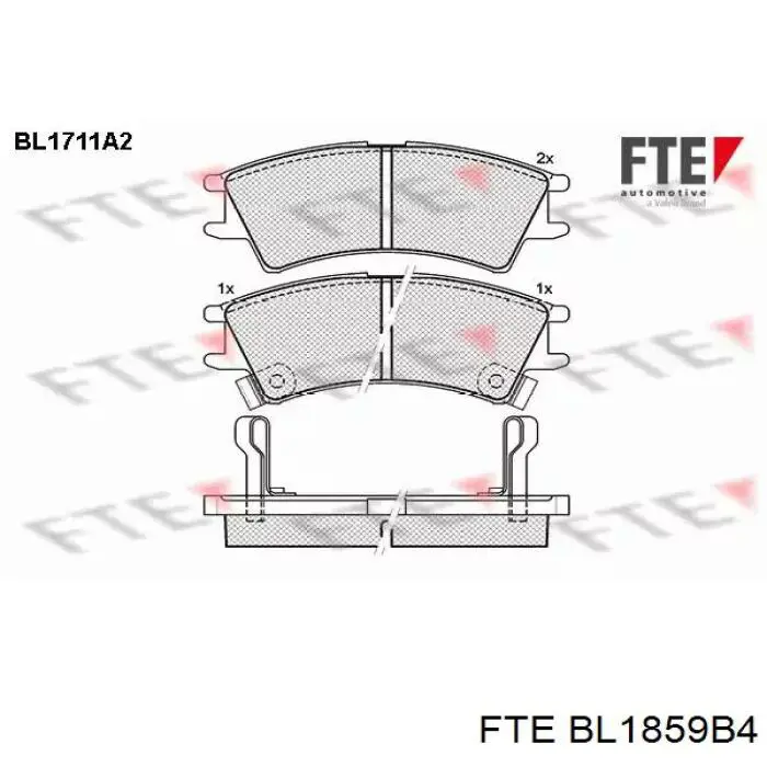 Pastillas de freno delanteras Fiat Ducato 2 230L
