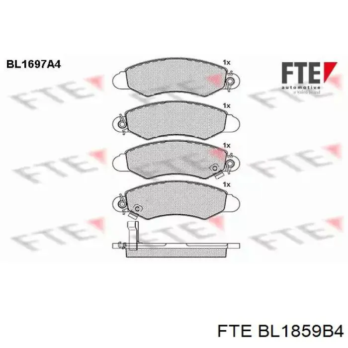 Pastillas de freno delanteras Fiat Ducato 2 230L