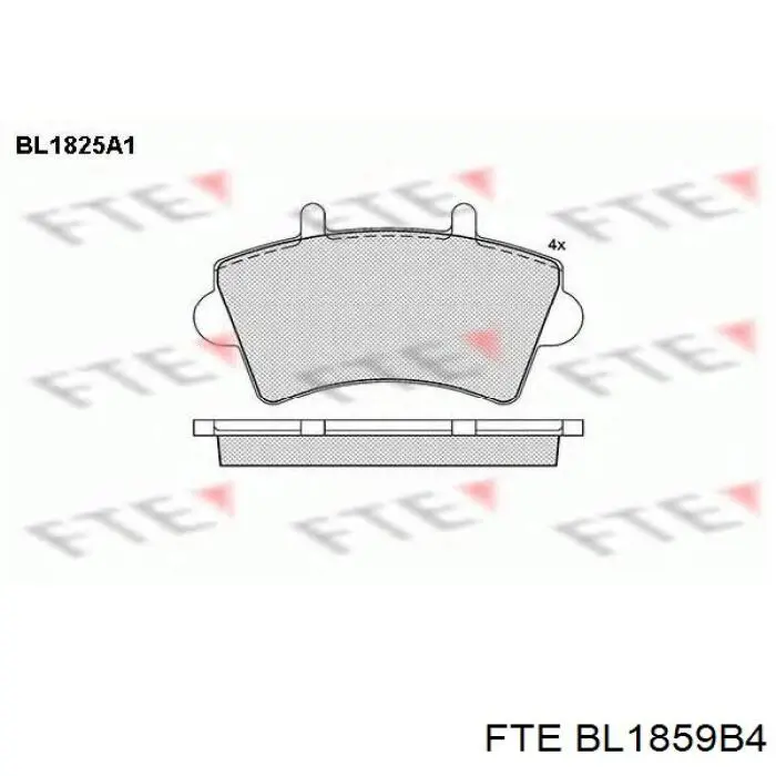 Pastillas de freno delanteras Fiat Ducato 2 230L