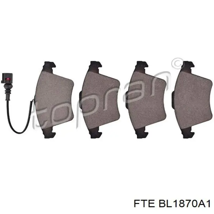 Pastillas de freno delanteras Volkswagen Transporter 7HA, 7HH, 7EA, 7EH