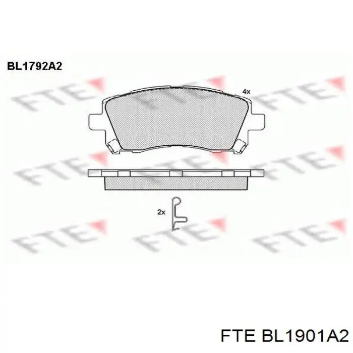 Pastillas de freno delanteras Subaru Impreza 3 GH
