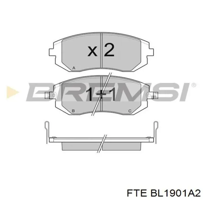 Pastillas de freno delanteras Subaru Impreza 3 GH