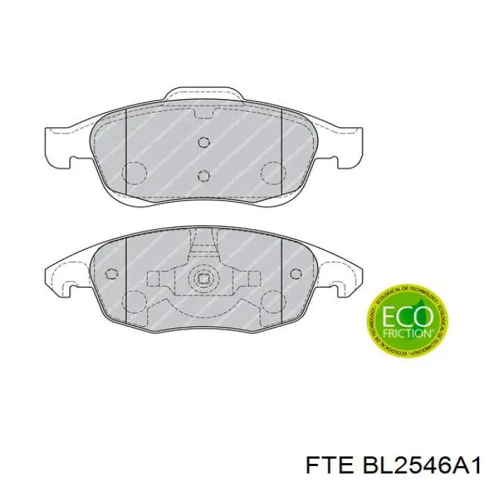 Pastillas de freno delanteras Citroen C4 UA