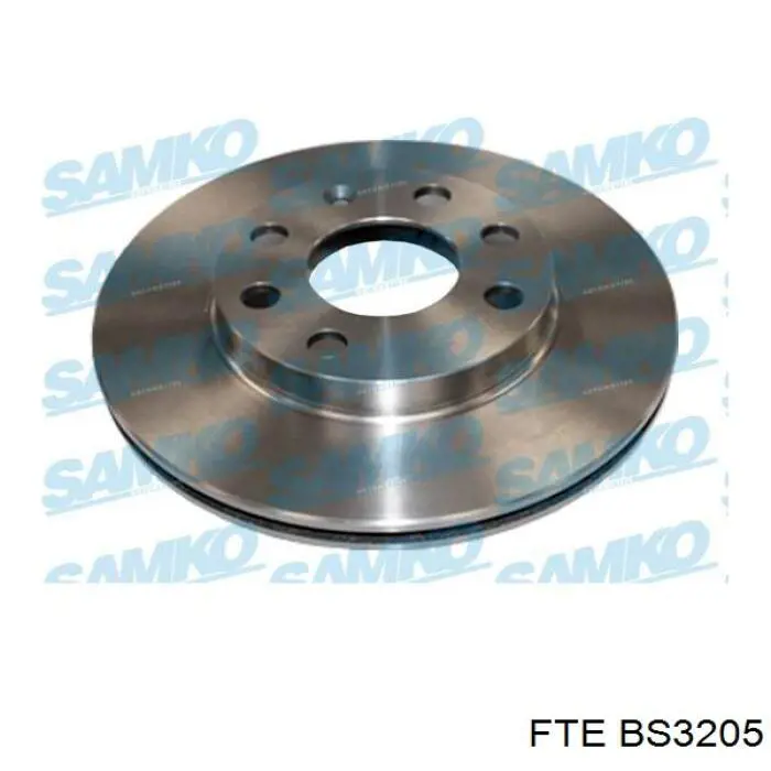 Freno de disco delantero Opel Astra 51, 52, F35, M35