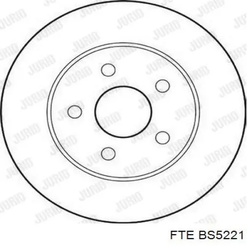Disco de freno trasero Jaguar X-type CF1