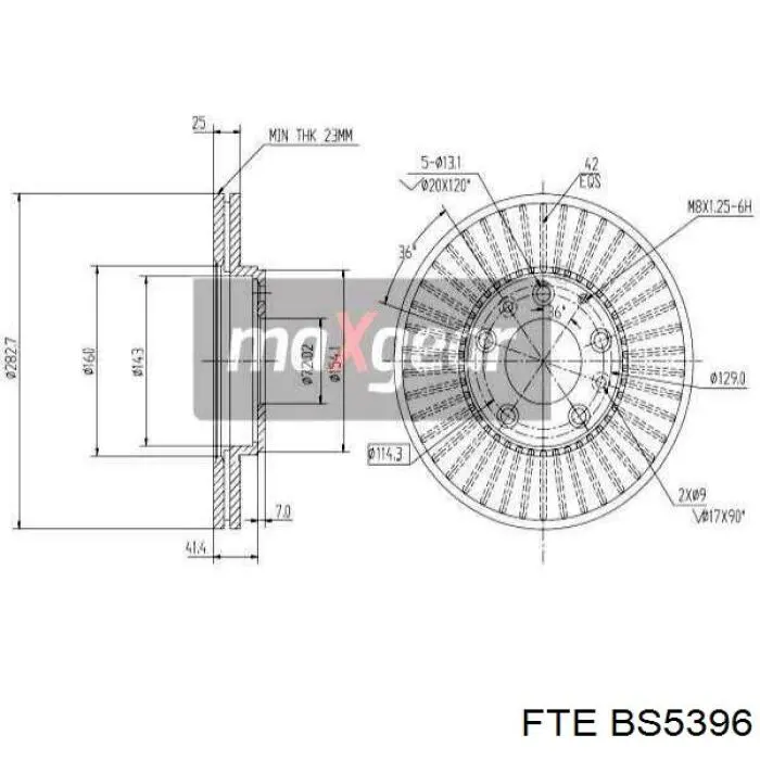 Freno de disco delantero Mazda 6 GY