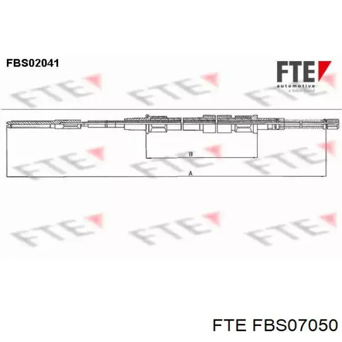 Cable para freno de mano delantero Mercedes 9014202185