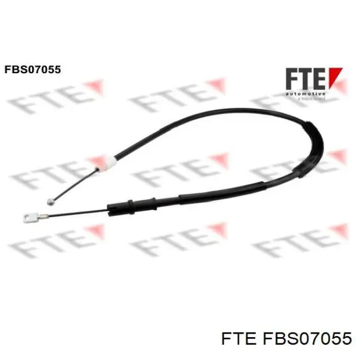 FBS07055 FTE cable de freno de mano trasero derecho