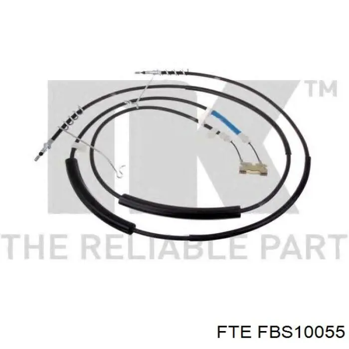 Cable de freno de mano trasero derecho/izquierdo Beca Cables 2001037