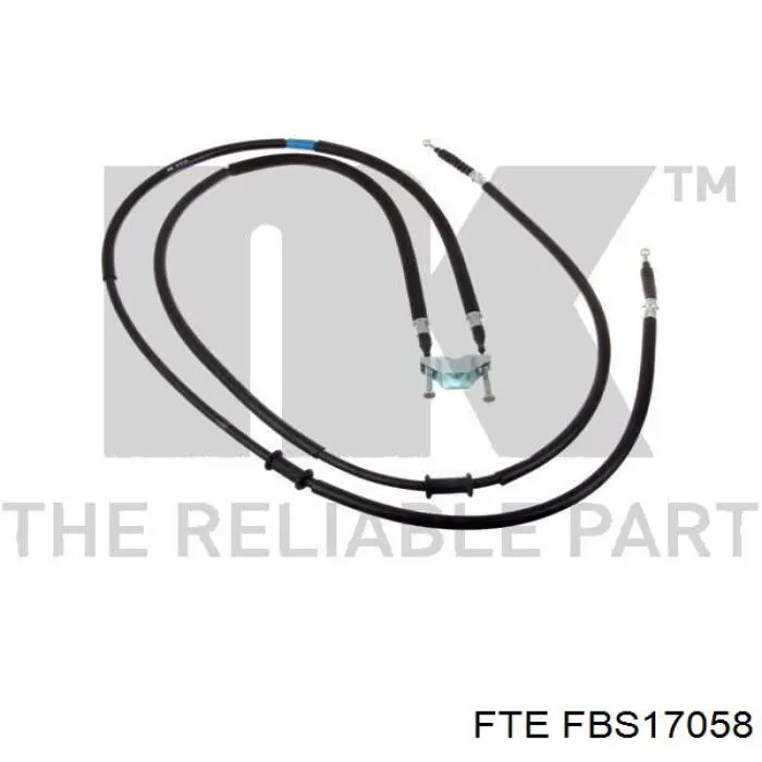 FBS17058 FTE cable de freno de mano trasero derecho/izquierdo