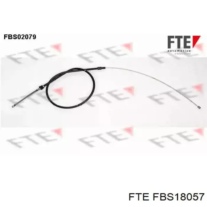 Cable de freno de mano trasero derecho Beca Cables 2001421