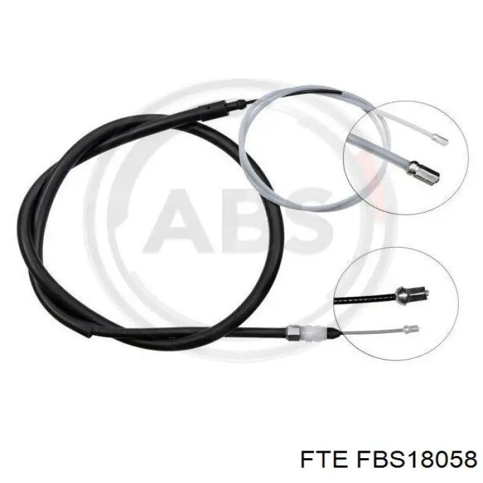 FBS18058 FTE cable de freno de mano trasero derecho/izquierdo