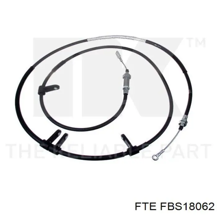 FBS18062 FTE cable de freno de mano delantero