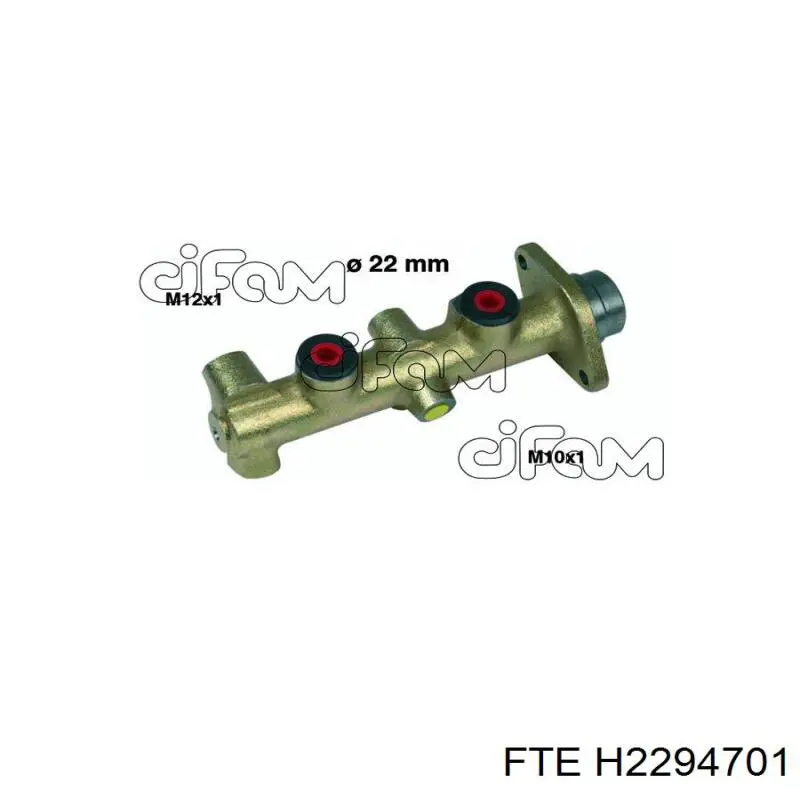 Cilindro principal de freno Ford Escort 4 GAF, AWF, ABFT