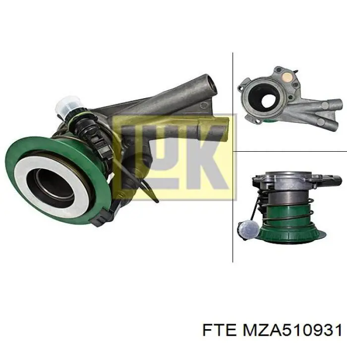 MZA5109.3.1 FTE cilindro esclavo de el embrague cojinete de liberacion