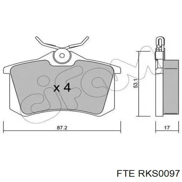 Juego de reparación, pinza de freno delantero Volvo V40 525, 526