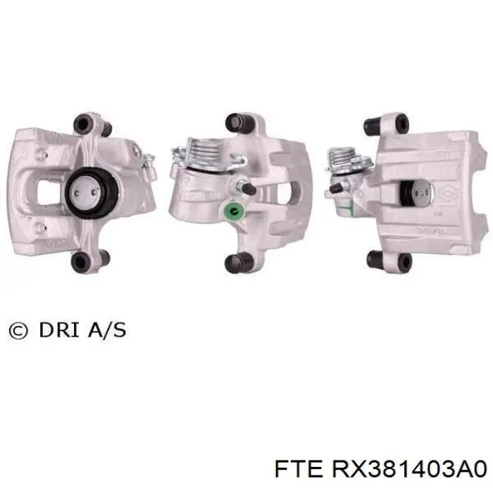 Pinza de freno trasera derecha 7711135696 Renault (RVI)