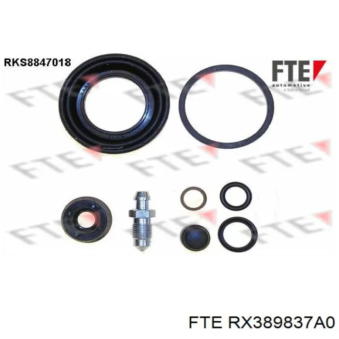 RX389837A0 FTE pinza de freno trasero derecho