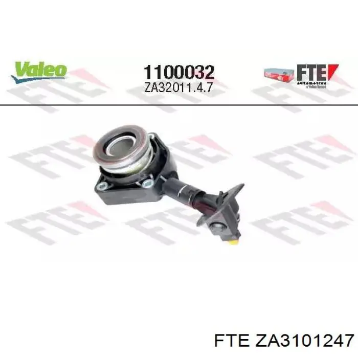 Desembrague central, embrague (cojinete de desembrague) FTE ZA3101247 precio, desde 38,73 EUR