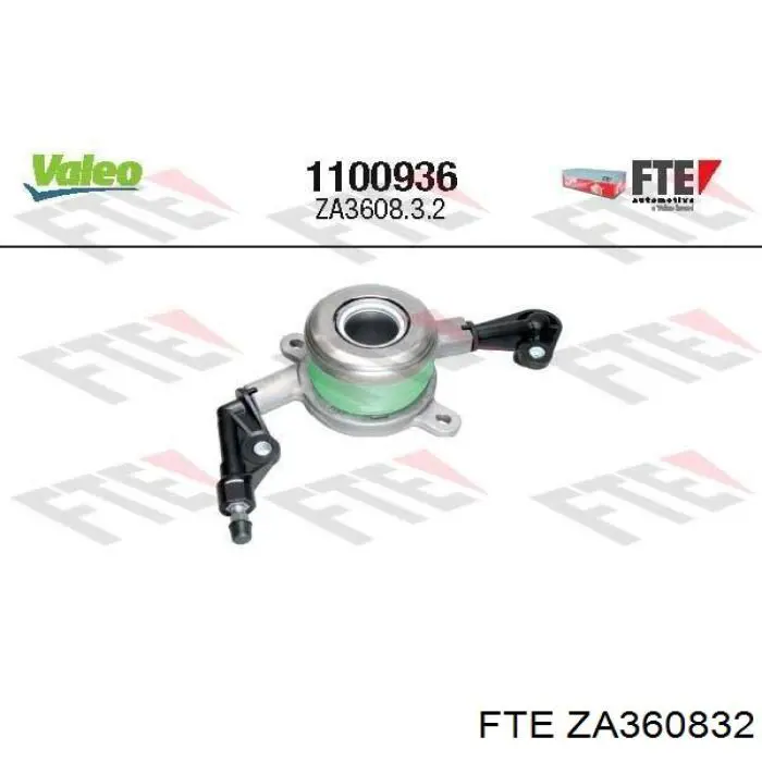 Desembrague central, embrague ZA360832 FTE