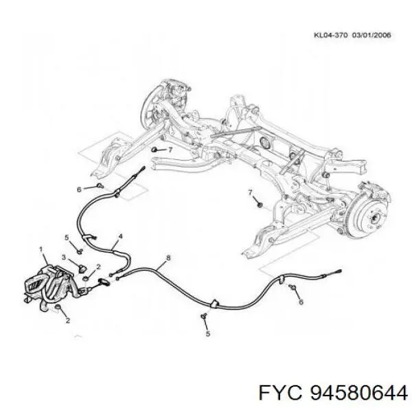 94580644 FYC rele de bomba electrica