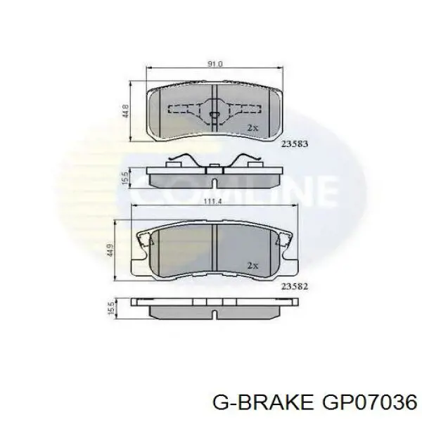 Pastillas de freno delanteras Subaru Legacy 3 BE, BH