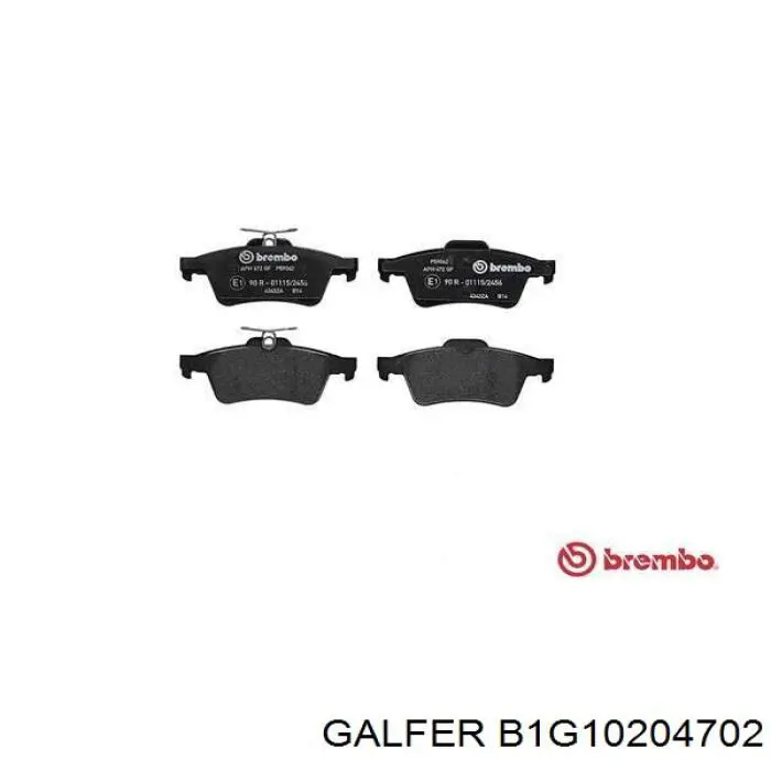 Pastillas de freno traseras Renault Espace 4 JK0