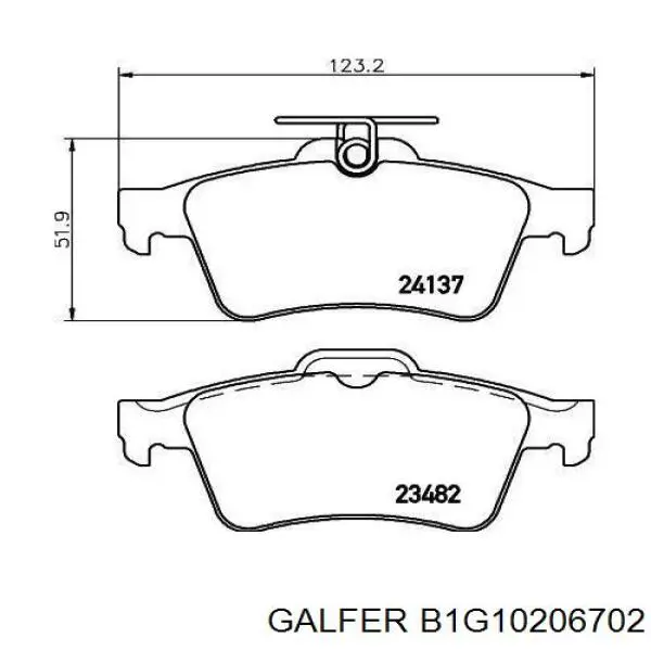 Pastillas de freno traseras Renault Espace 4 JK0