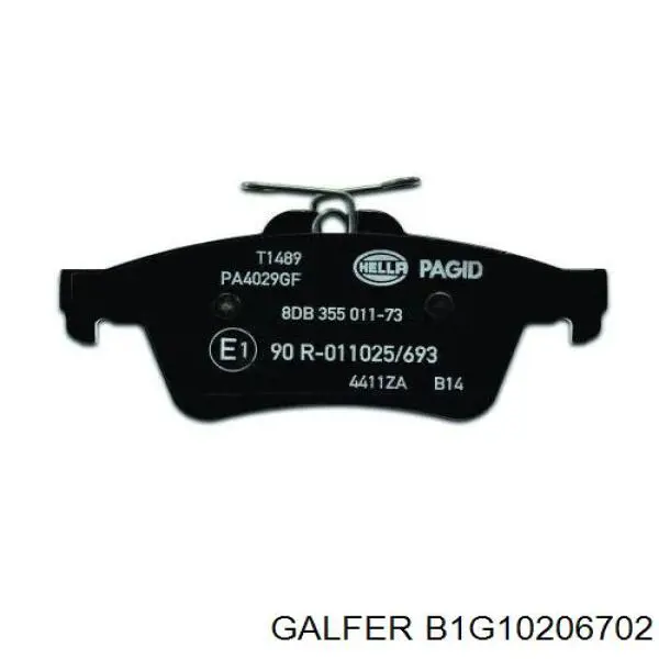 Pastillas de freno traseras Renault Espace 4 JK0