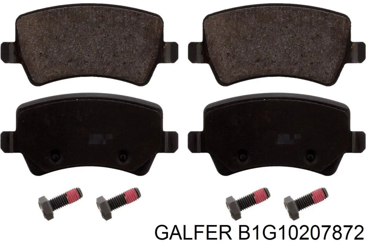 B1G10207872 Galfer pastillas de freno traseras