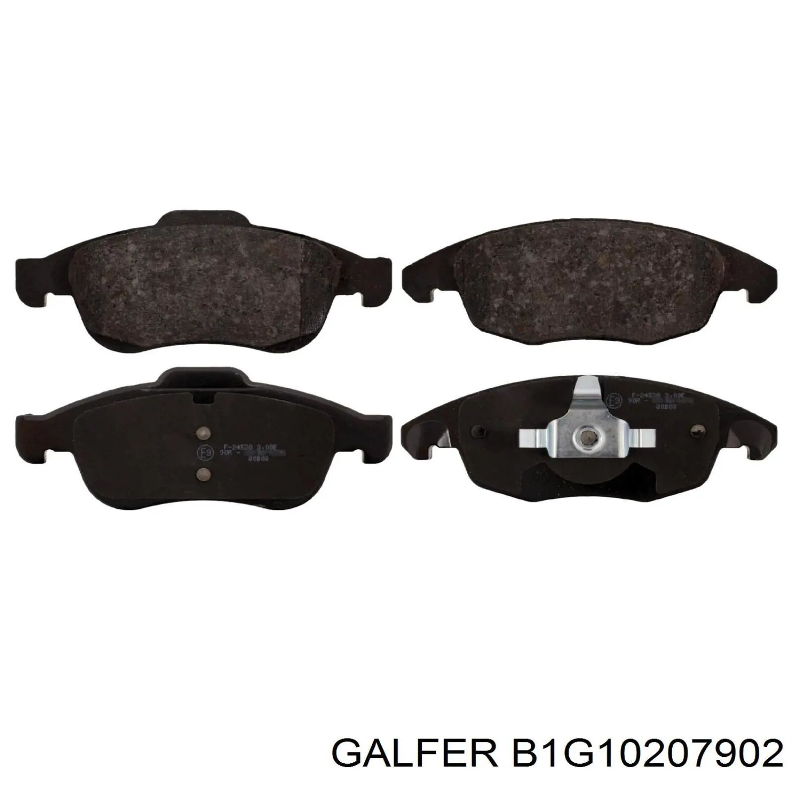 Pastillas de freno delanteras Citroen C4 UA