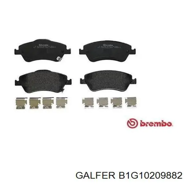 Pastillas de freno delanteras Toyota Corolla E12