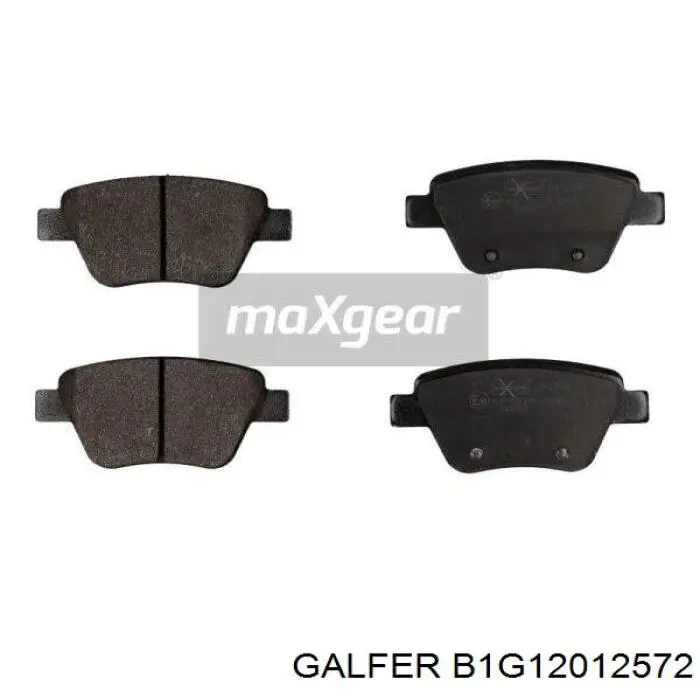 Pastillas de freno traseras Volkswagen Jetta 6 162, 163, AV3, AV2, AY2, AY3