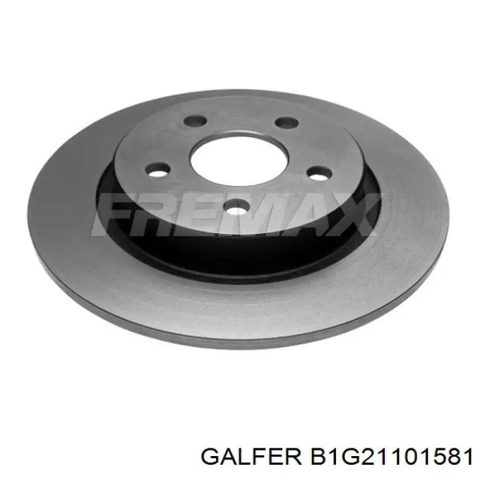 Disco de freno trasero Volvo V40 525, 526