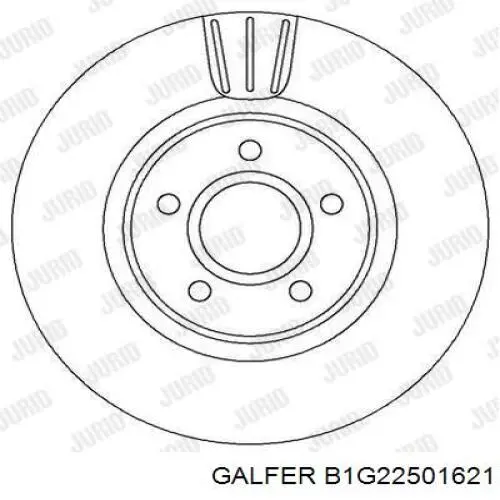 Freno de disco delantero Volvo V40 525, 526