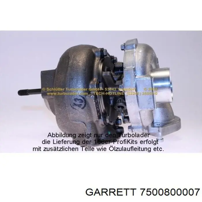 750080-0007 Garrett turbocompresor