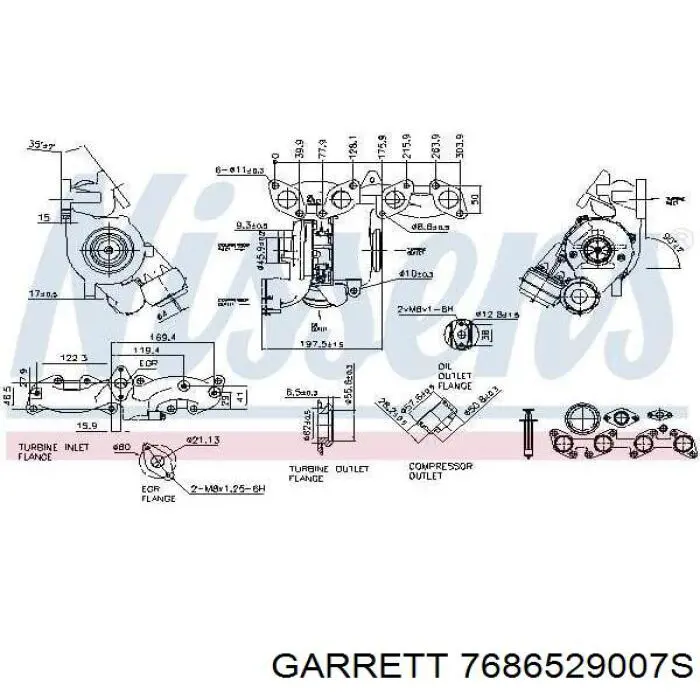 Turbocompresor Garrett 7686529007S precio, desde 402,20 EUR