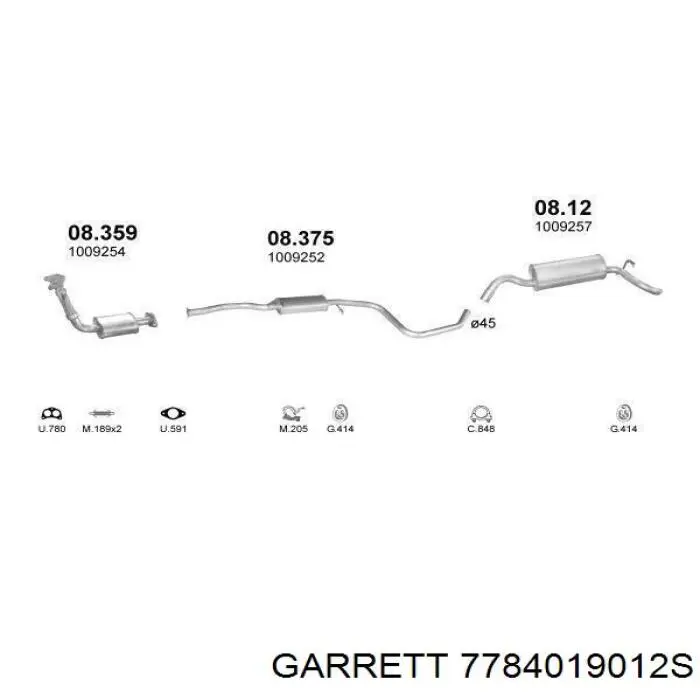 778401-9012S Garrett turbocompresor