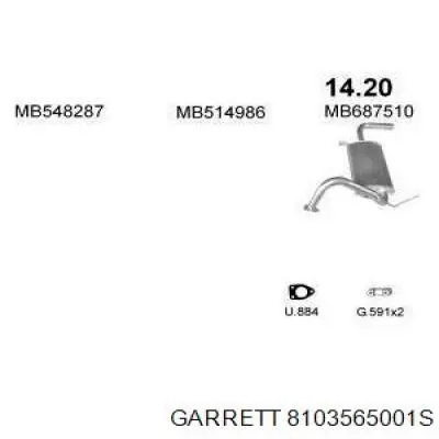 Comprar 8103565001S Garrett Turbo de coche