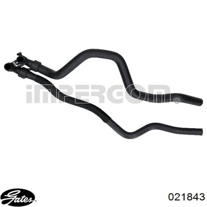 Manguera doble del radiador de la calefacción Gates 021843 precio, desde 21,45 EUR
