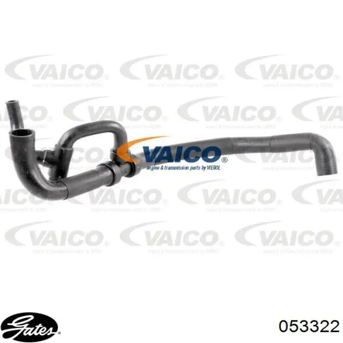 Manguera de radiador arriba Gates 053322