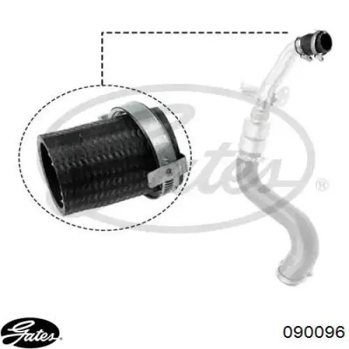 Manguera del intercooler Gates 090096 precio, desde 19,28 EUR