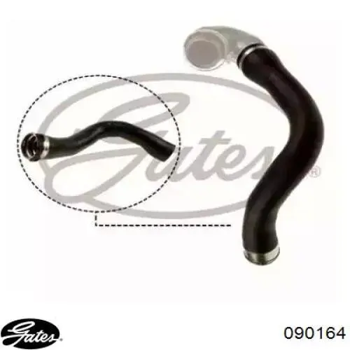 Comprar 090164 Gates Tubo flexible de aire de sobrealimentación izquierdo
