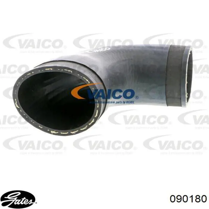 09598 Metalcaucho tubo flexible de aire de sobrealimentación, de turbina